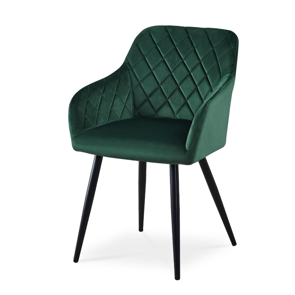 CLIPOP Esszimmerstühle 4er Set, Küchenstühle Grau Kunstlederstoff stühle Polsterstühle mit Armlehne Metallbeine Polstersessel Stühle für Esszimmer