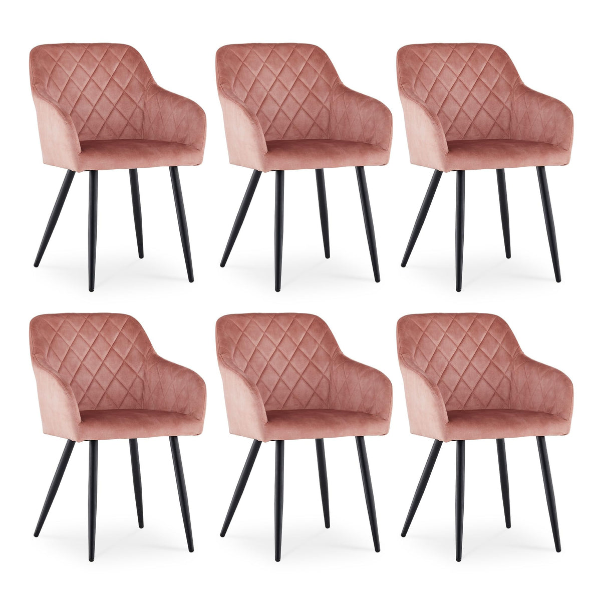 CLIPOP Esszimmerstühle 4er Set, Küchenstühle Grau Kunstlederstoff stühle Polsterstühle mit Armlehne Metallbeine Polstersessel Stühle für Esszimmer