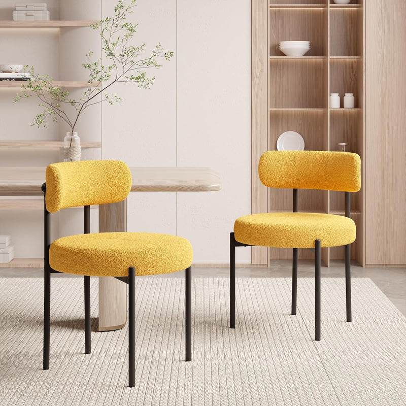 Esszimmer & Barmöbel – Hawthyhome Boucle-Esszimmerstühle