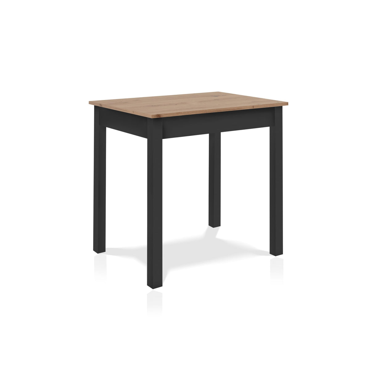 smart Esstisch 140x80 cm Asteiche, Küchentisch ausziehbar bis 180 cm, Esszimmertisch aus Holzwerkstoff inkl. erweiterbare Auszugsplatte, moderner