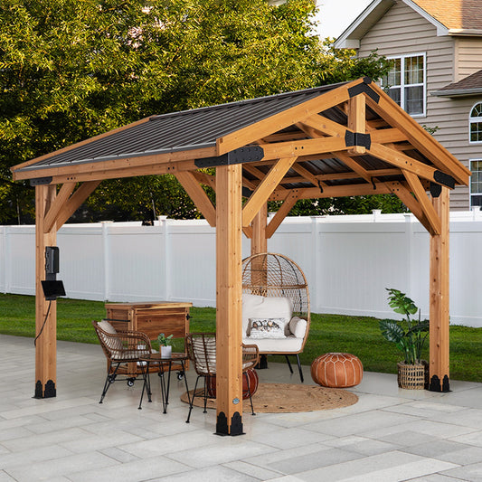 3.7m x 3.1m (12ft x 10ft) Norwood Gazebo