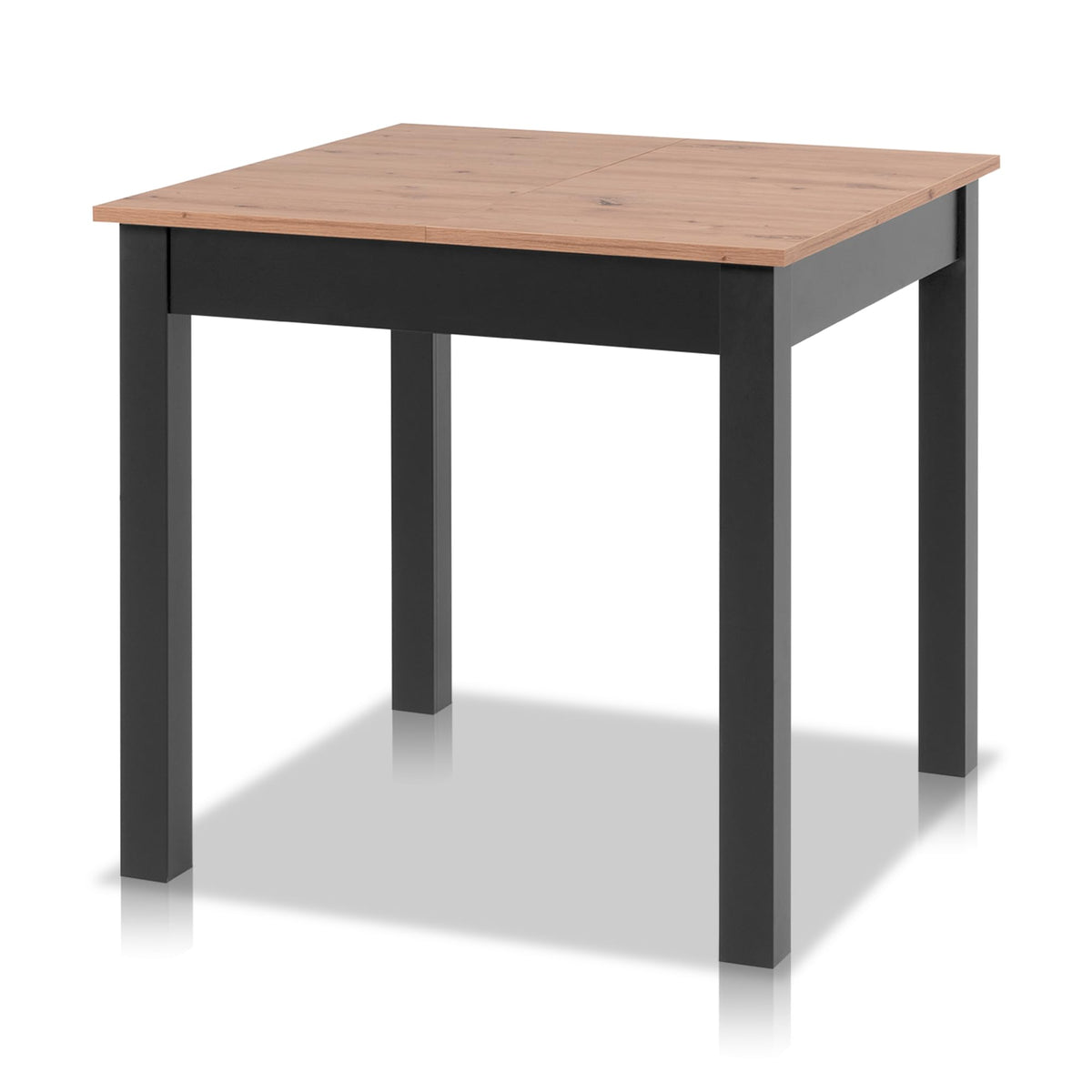 smart Esstisch 140x80 cm Asteiche, Küchentisch ausziehbar bis 180 cm, Esszimmertisch aus Holzwerkstoff inkl. erweiterbare Auszugsplatte, moderner