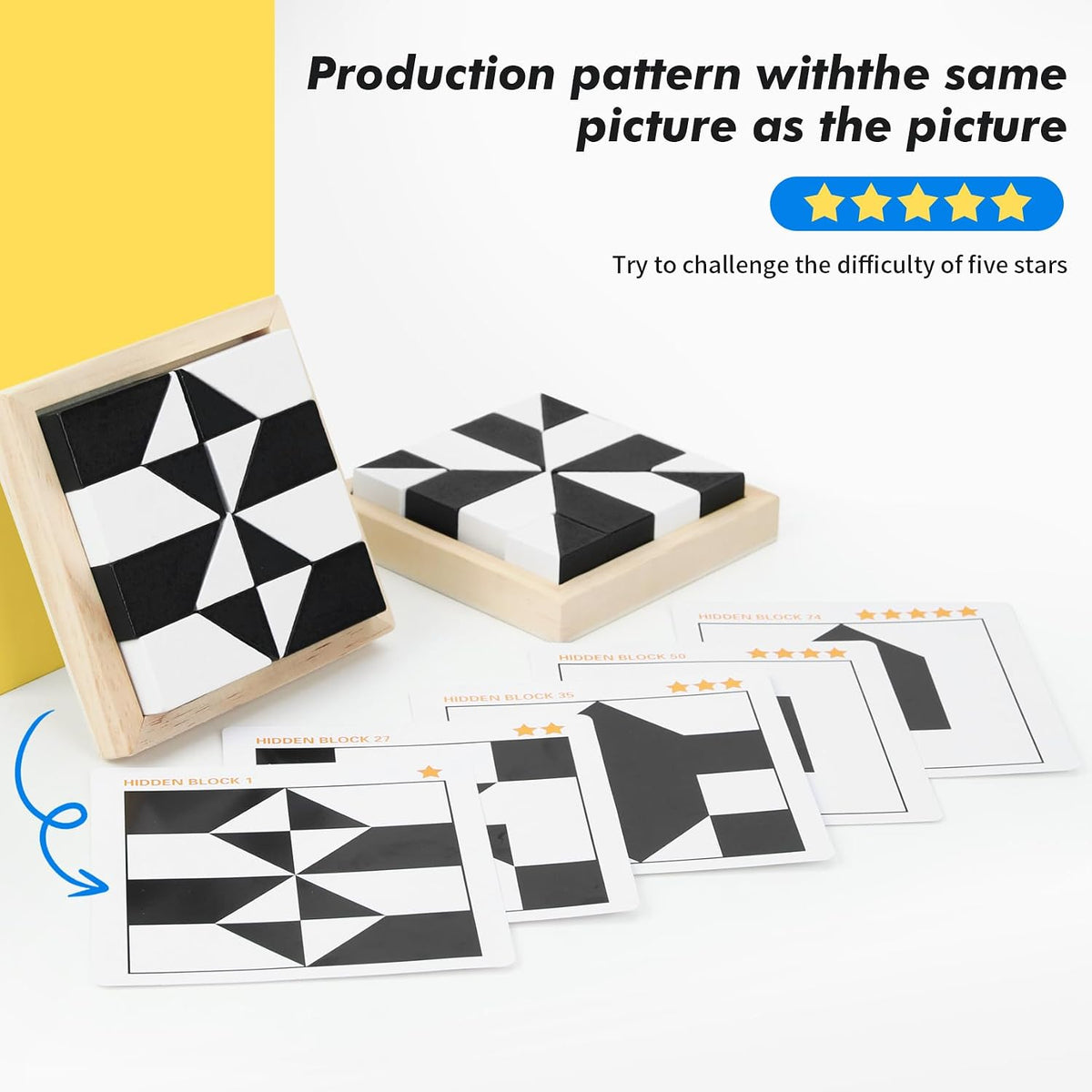 QZMTOY Holz Brain Teaser Puzzle - IQ Puzzle Game mit 80 Herausforderungen ab 3 Jahren