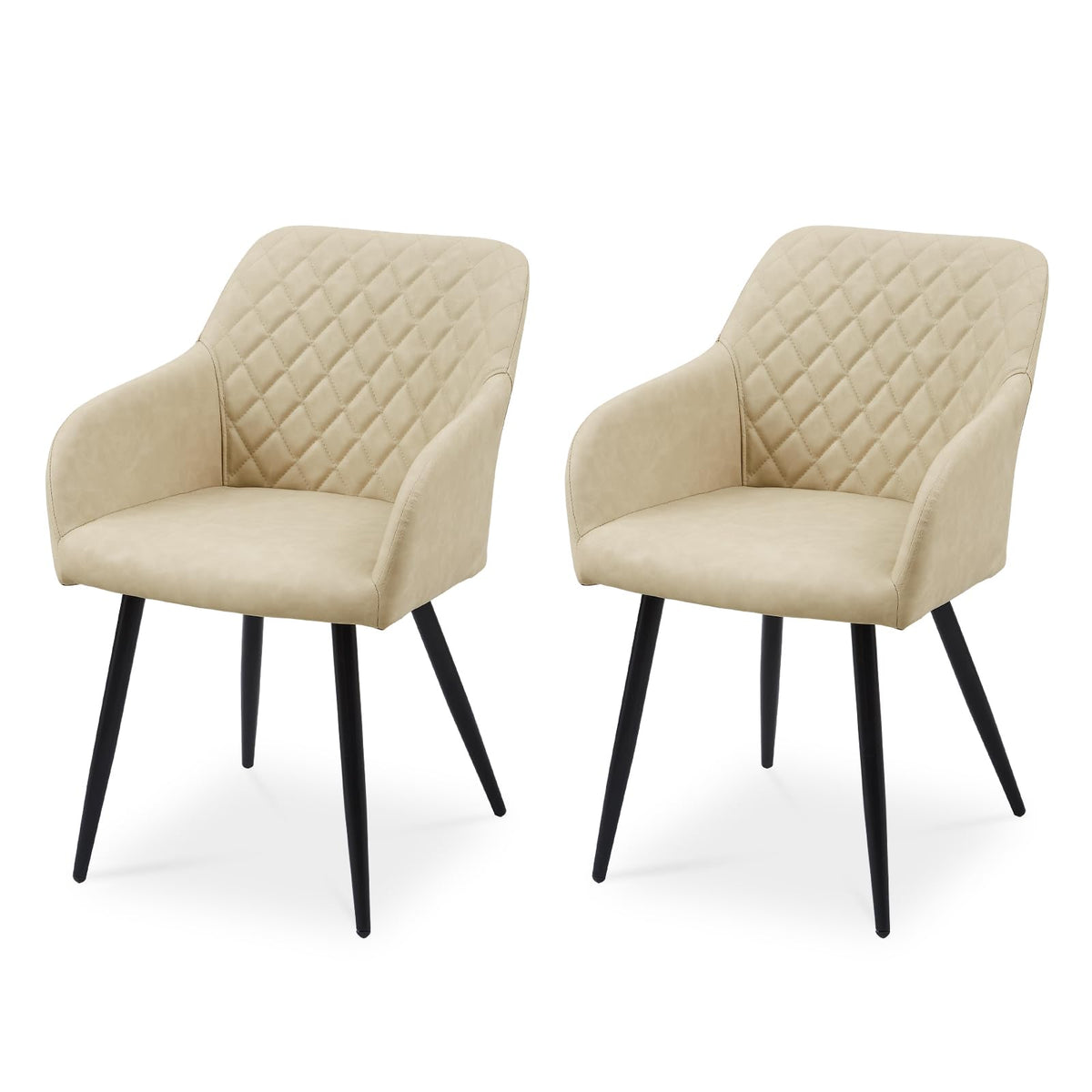 CLIPOP Esszimmerstühle 2er Set, Küchenstühle Grau Samtstoff stühle Polsterstühle mit Armlehne Metallbeine Polstersessel Stühle für Esszimmer Küche