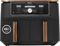 Ninja Foodi MAX Dual Zone Heißluftfritteuse, 9,5 L Airfryer, 2 Fächer, 6-in-1, Antihaftbeschichtung, spülmaschinenfeste Körbe