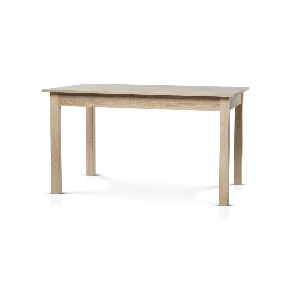 smart Esstisch 140x80 cm Asteiche, Küchentisch ausziehbar bis 180 cm, Esszimmertisch aus Holzwerkstoff inkl. erweiterbare Auszugsplatte, moderner