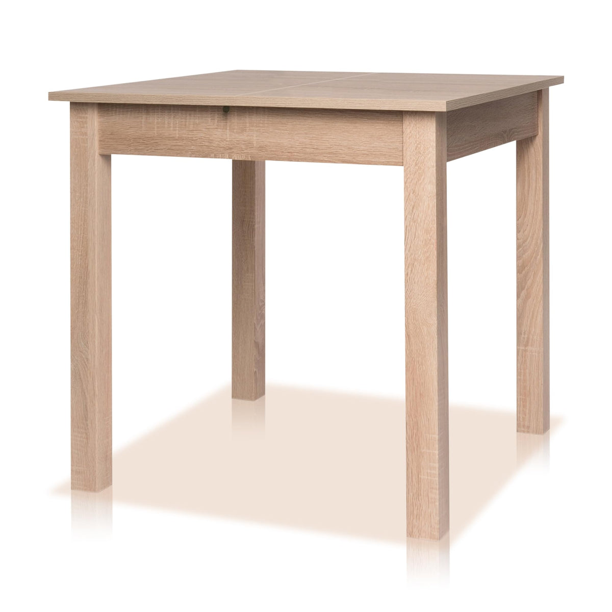 smart Esstisch 140x80 cm Asteiche, Küchentisch ausziehbar bis 180 cm, Esszimmertisch aus Holzwerkstoff inkl. erweiterbare Auszugsplatte, moderner