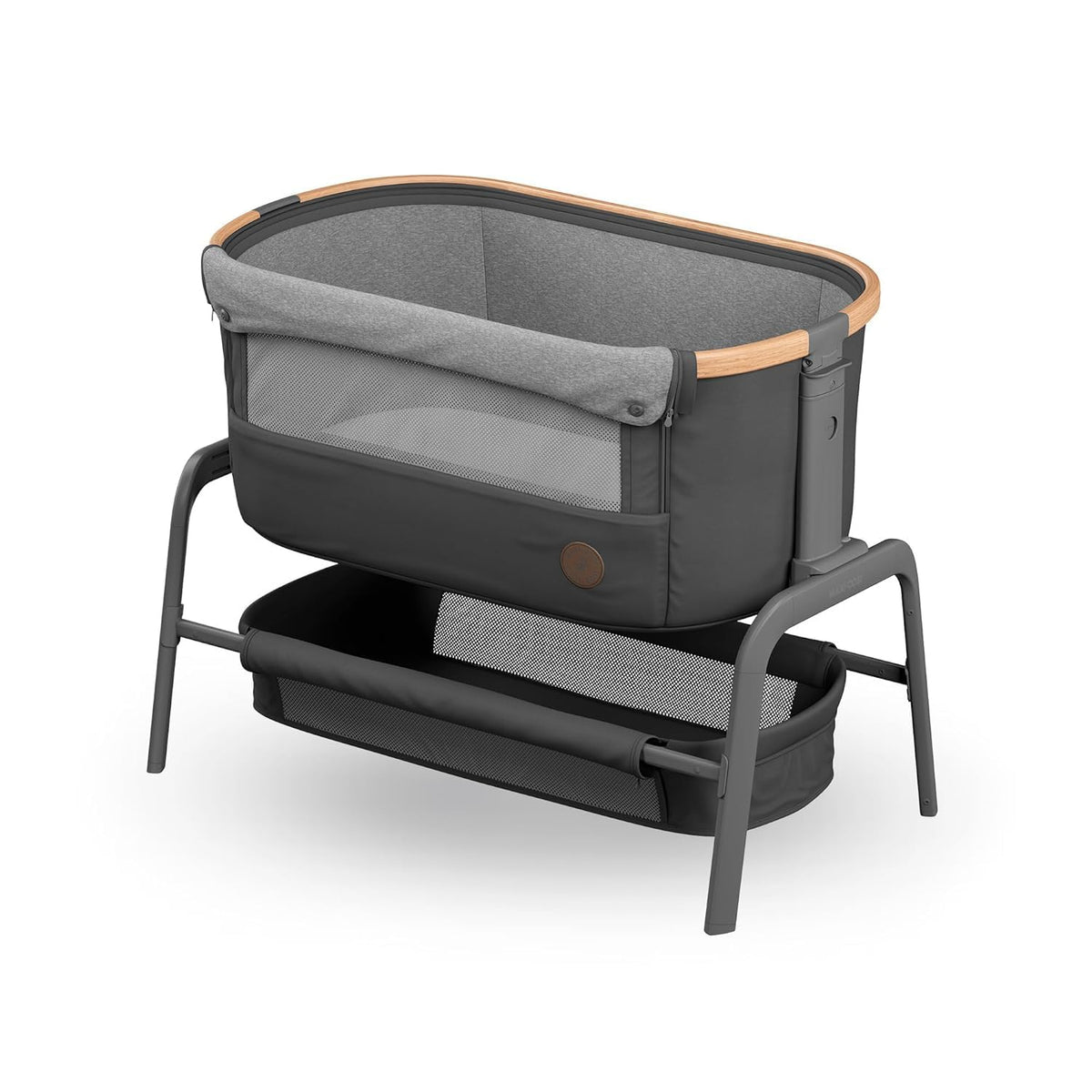 Maxi Cosi Iora² Baby Stubenbett, 0 – 6 kg (9 kg), Klappbares und Leichtes Beistellbett Baby, 5 cm CloudCore-Matratze, 5 Höhenstufen