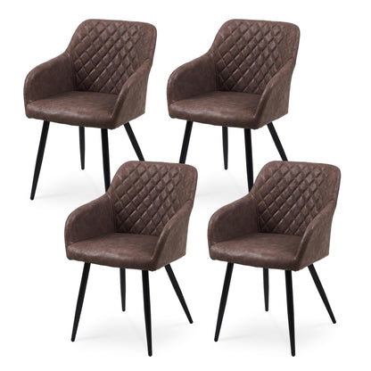 CLIPOP Esszimmerstühle 2er Set, Küchenstühle Grau Samtstoff stühle Polsterstühle mit Armlehne Metallbeine Polstersessel Stühle für Esszimmer Küche