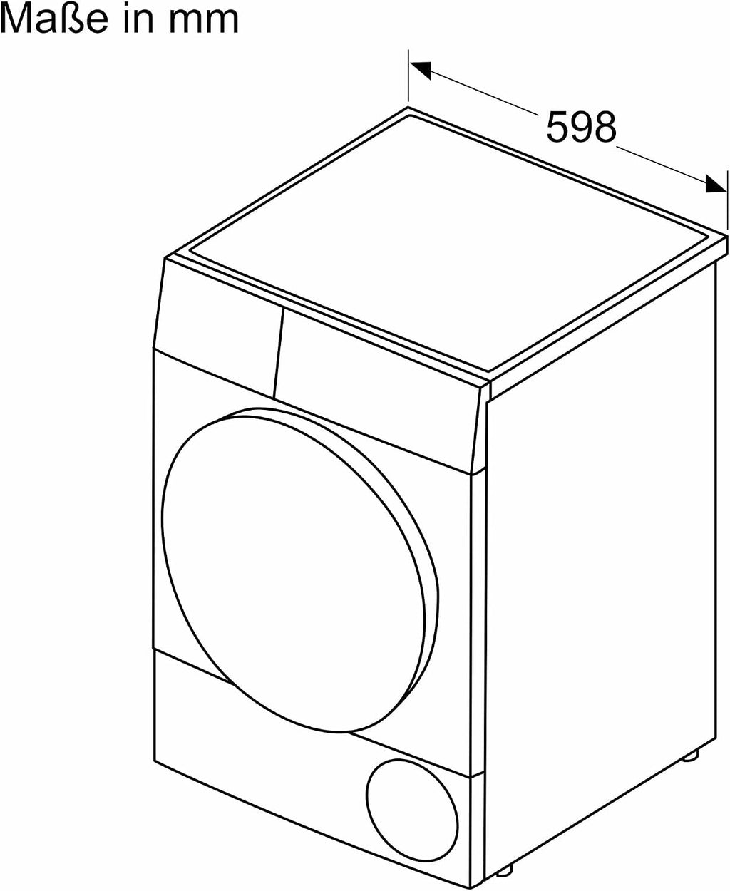 Bosch WQG235D00 Serie 6 Wärmepumpentrockner 8 kg, Auto Dry, Option Halbe Beladung, schneller getrocknete Wäsche