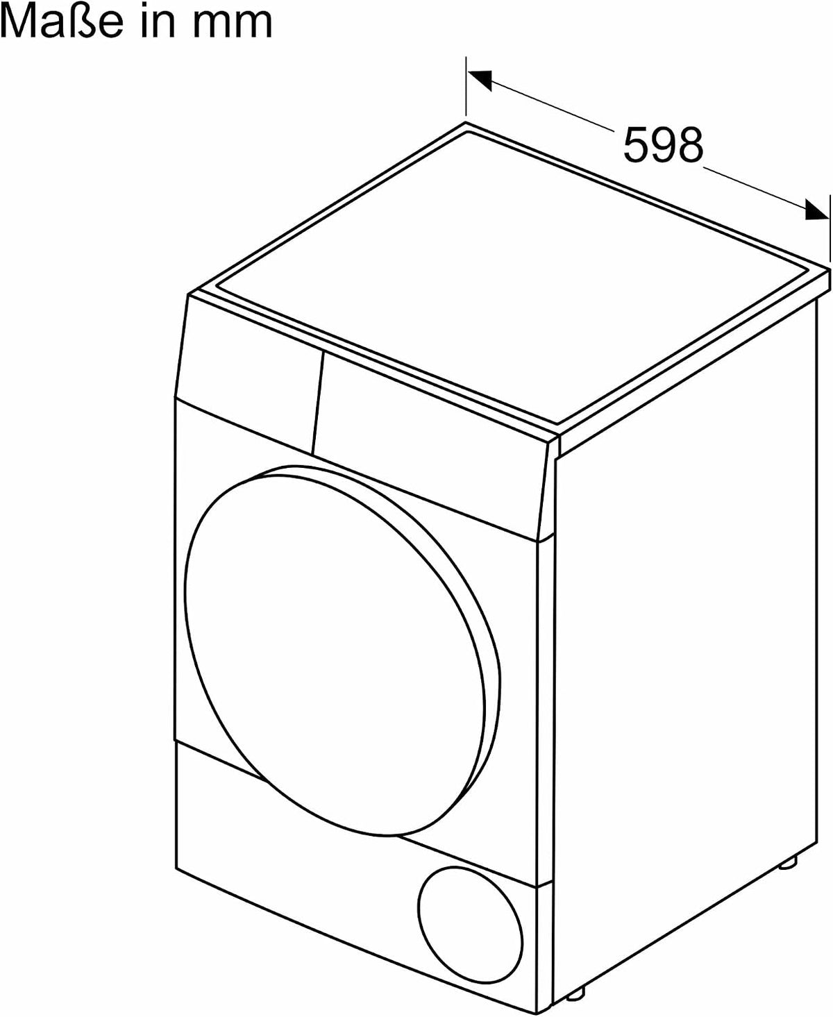 Bosch WQG235D00 Serie 6 Wärmepumpentrockner 8 kg, Auto Dry, Option Halbe Beladung, schneller getrocknete Wäsche