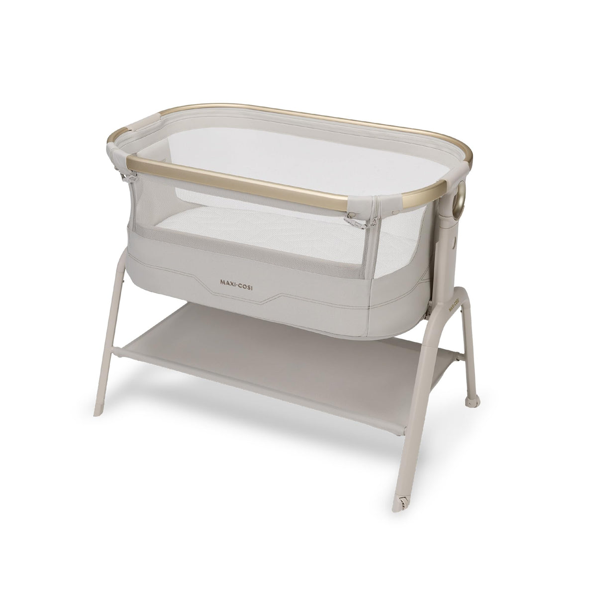 Maxi Cosi Iora² Baby Stubenbett, 0 – 6 kg (9 kg), Klappbares und Leichtes Beistellbett Baby, 5 cm CloudCore-Matratze, 5 Höhenstufen