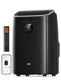 DREO Mobile Air Conditioner, 7,500 BTU Mobile Air Conditioner for Bedroom & Office, 3-in-1 Cooling/Ventilation/Dehumidification, App/Voice Control/Remote Control, Drainage-Free, Window Set, 2.5L/h