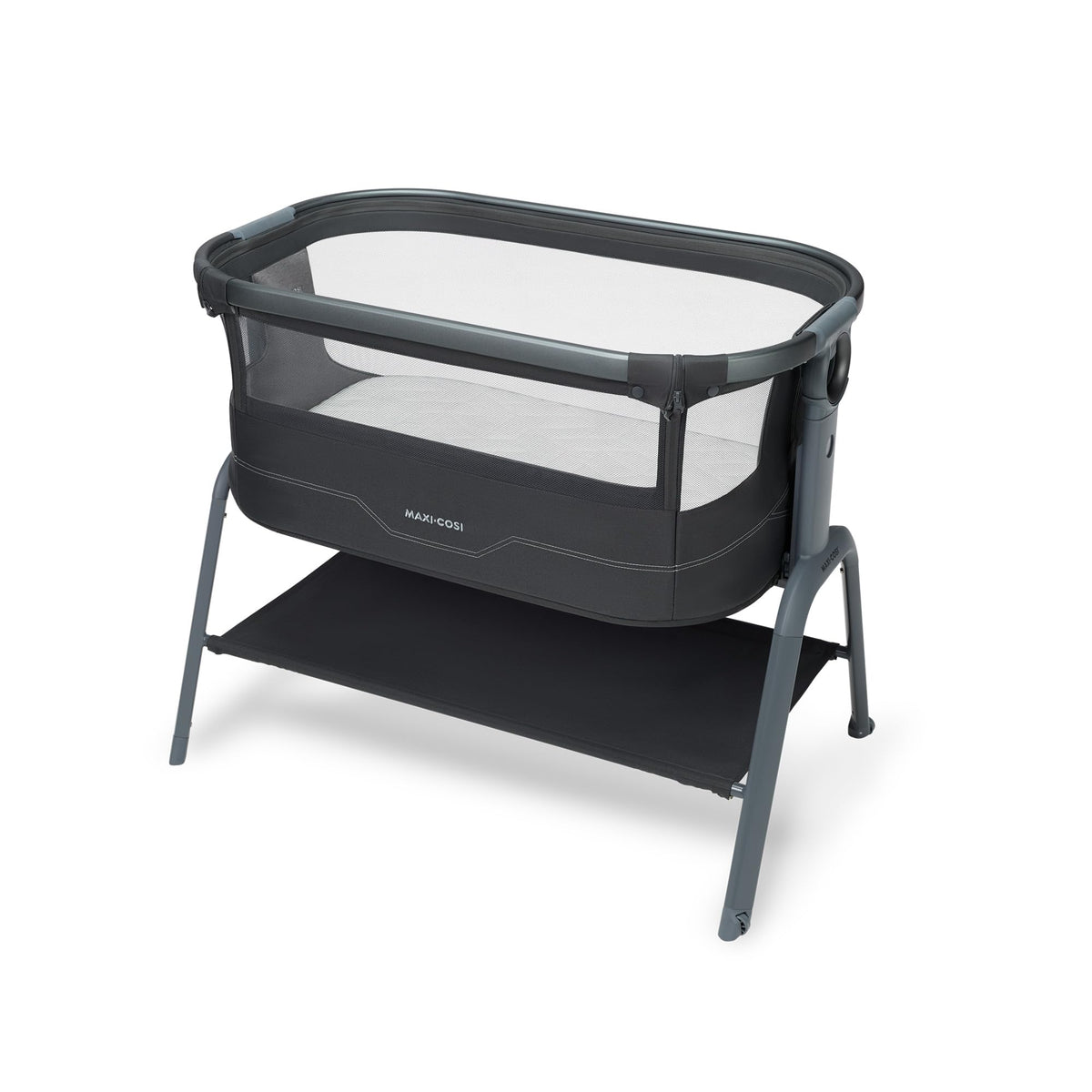 Maxi Cosi Iora² Baby Stubenbett, 0 – 6 kg (9 kg), Klappbares und Leichtes Beistellbett Baby, 5 cm CloudCore-Matratze, 5 Höhenstufen