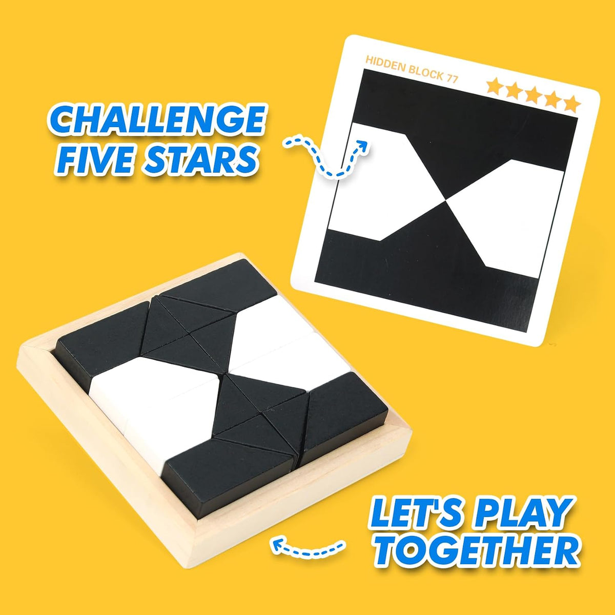 QZMTOY Holz Brain Teaser Puzzle - IQ Puzzle Game mit 80 Herausforderungen ab 3 Jahren
