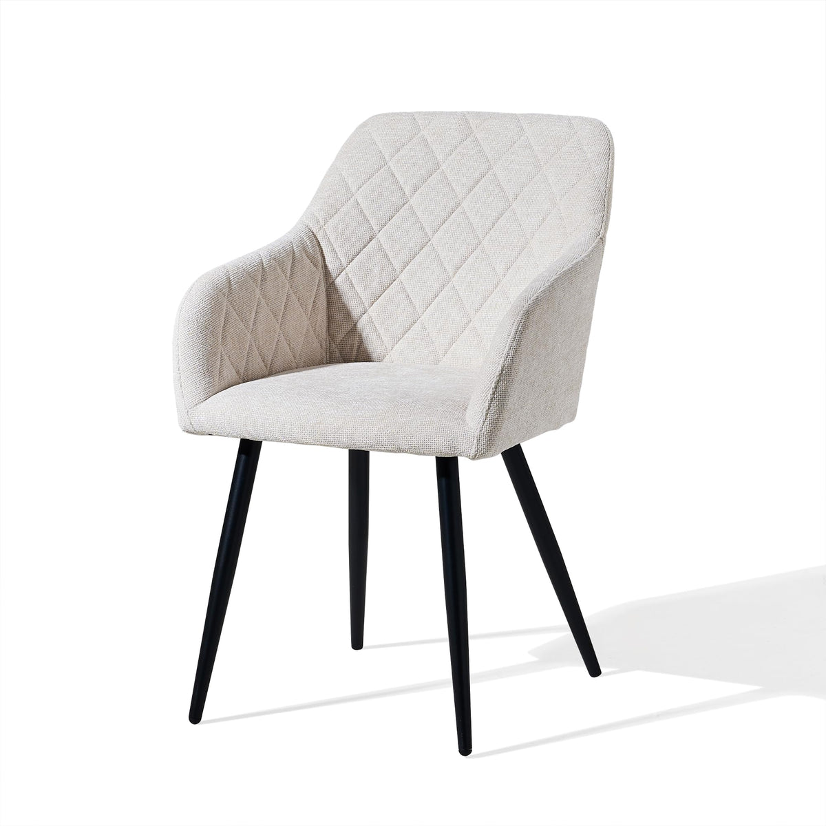 CLIPOP Esszimmerstühle 2er Set, Küchenstühle Grau Samtstoff stühle Polsterstühle mit Armlehne Metallbeine Polstersessel Stühle für Esszimmer Küche