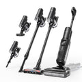 Tineco FLOOR ONE Switch S7 Stretch Nass Trockensauger & Akkusauger Set 5-in-1, FlashDry Selbstreinigung, DualBlock Anti-Tangle, 50 Min Laufzeit 22kPa Multifunktionaler Bodenreiniger für das Ganze Haus