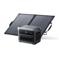 Anker SOLIX C1000 Gen 2 Tragbare Powerstation mit 100W Solarpanel, Camping