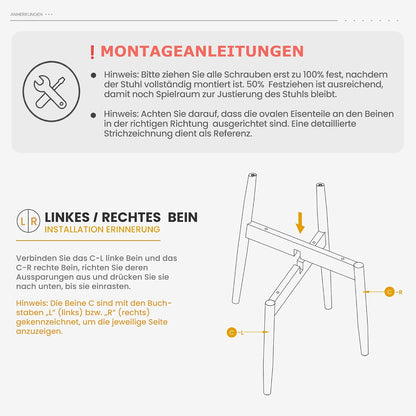 COLAMY Küchenstuhl Esszimmerstühle 4er Set, Moderne Polsterstuhl Essstühle mit Fester Rückenlehne, Stoff Esszimmerstühl mit Holzbein für Esszimmer