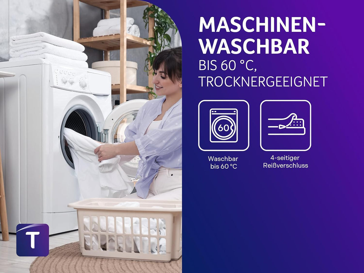 Traumnacht Exklusiv 7-Zonen 1.000er Tonnentaschenfederkernmatratze, Stiftung Warentest Testurteil Gut - Ausgabe 10/2023, 23 cm Premiumhöhe, Öko-Tex