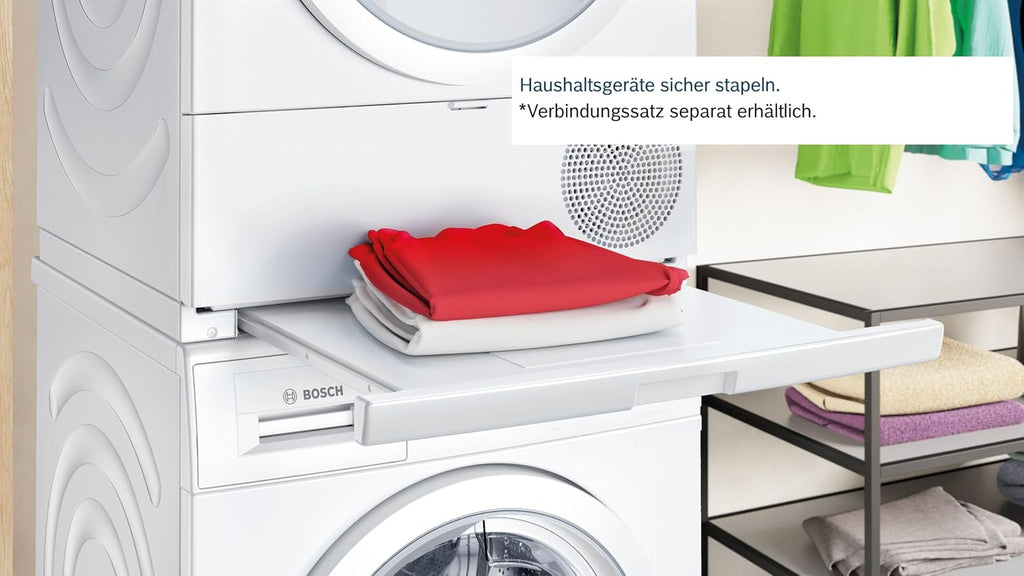 Bosch WQG235D00 Serie 6 Wärmepumpentrockner 8 kg, Auto Dry, Option Halbe Beladung, schneller getrocknete Wäsche