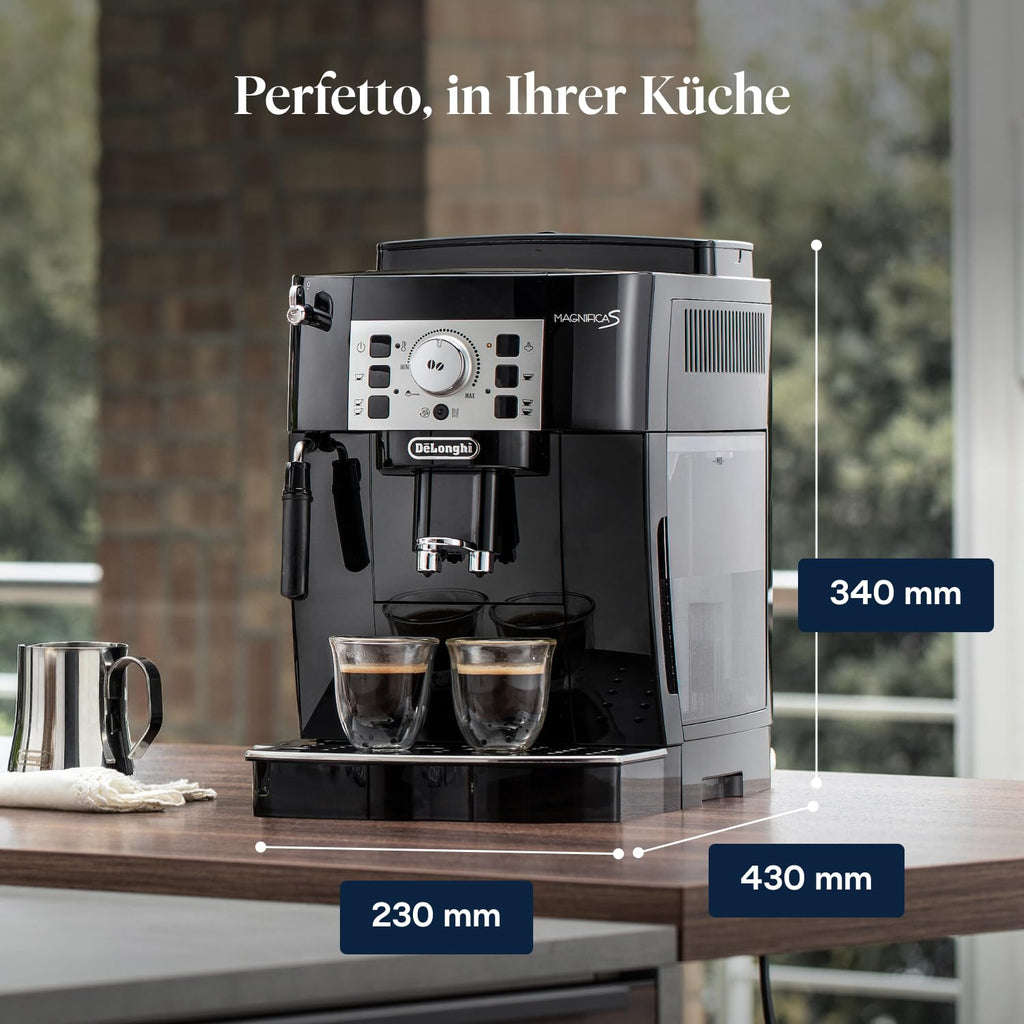 De'Longhi Magnifica S - Kaffeevollautomat 2 Getränke Schwarz