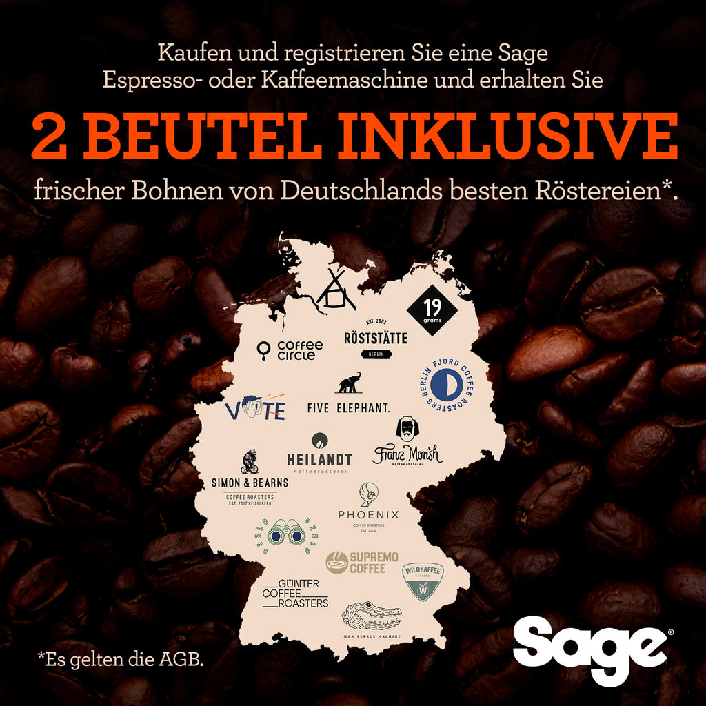 Sage The Barista Express, Kaffeemaschine, Gebürsteter Edelstahl