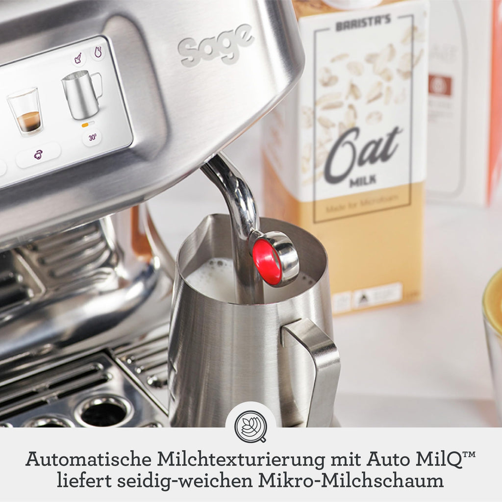 Sage The Barista Touch Impress, Schwarzer Edelstahl