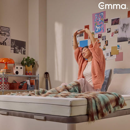 Emma One+ Matratze H2/H3, 3-Zonen Memory-Foam-Matratze mit atmungsaktivem Bezug, ergonomischer Schlafkomfort