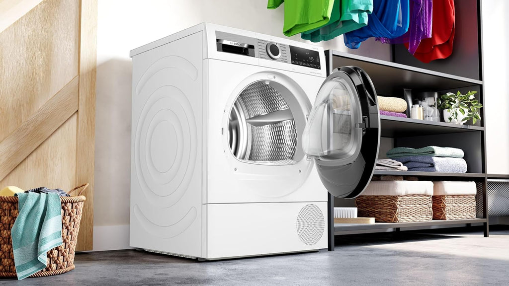 Bosch WQG235D00 Serie 6 Wärmepumpentrockner 8 kg, Auto Dry, Option Halbe Beladung, schneller getrocknete Wäsche