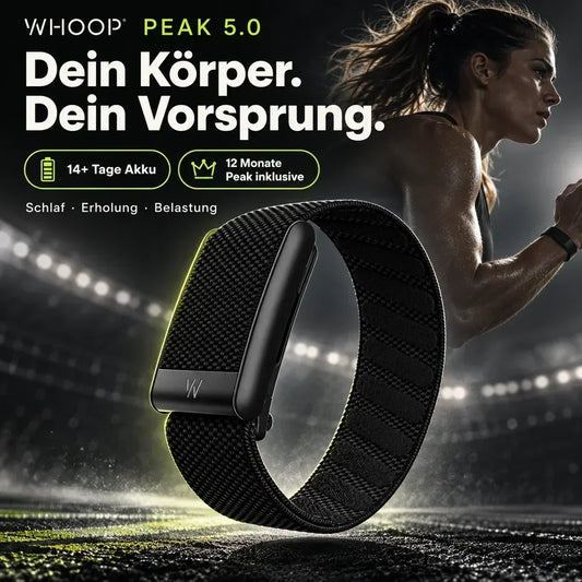 WHOOP Peak 5.0 – Fitness- & Gesundheitstracker inkl. 12 Monate Peak